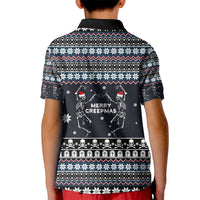 Skeleton Merry Creepmas Christmas Kid Polo Shirt Xmas Holiday Patterns - Wonder Print Shop