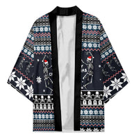 Skeleton Merry Creepmas Christmas Kimono Xmas Holiday Patterns - Wonder Print Shop