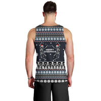 Skeleton Merry Creepmas Christmas Men Tank Top Xmas Holiday Patterns - Wonder Print Shop