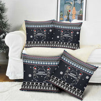 Skeleton Merry Creepmas Christmas Pillow Cover Xmas Holiday Patterns - Wonder Print Shop