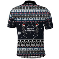 Skeleton Merry Creepmas Christmas Polo Shirt Xmas Holiday Patterns - Wonder Print Shop