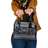 Skeleton Merry Creepmas Christmas Shoulder Handbag Xmas Holiday Patterns - Wonder Print Shop