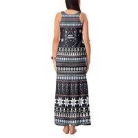 Skeleton Merry Creepmas Christmas Tank Maxi Dress Xmas Holiday Patterns - Wonder Print Shop