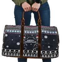 Skeleton Merry Creepmas Christmas Travel Bag Xmas Holiday Patterns - Wonder Print Shop