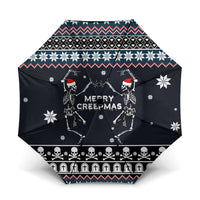 Skeleton Merry Creepmas Christmas Umbrella Xmas Holiday Patterns - Wonder Print Shop