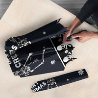 Skeleton Merry Creepmas Christmas Umbrella Xmas Holiday Patterns - Wonder Print Shop