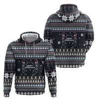 Skeleton Merry Creepmas Christmas Zip Hoodie Xmas Holiday Patterns - Wonder Print Shop