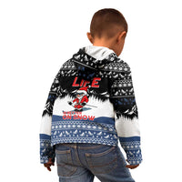 Skiing Life Is Better On Snow Christmas Kid Hoodie Xmas Holiday Patterns - Wonder Print Shop