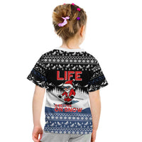 Skiing Life Is Better On Snow Christmas Kid T Shirt Xmas Holiday Patterns - Wonder Print Shop