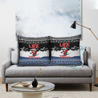 Skiing Life Is Better On Snow Christmas Pillow Cover Xmas Holiday Patterns - Wonder Print Shop