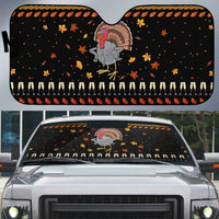 Thanksgiving Christmas Design Auto Sun Shade Xmas Holiday Patterns - Wonder Print Shop