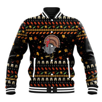 Thanksgiving Christmas Design Baseball Jacket Xmas Holiday Patterns - Wonder Print Shop