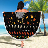 Thanksgiving Christmas Design Beach Blanket Xmas Holiday Patterns - Wonder Print Shop