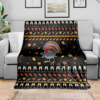 Thanksgiving Christmas Design Blanket Xmas Holiday Patterns - Wonder Print Shop