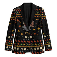 Thanksgiving Christmas Design Blazer Xmas Holiday Patterns - Wonder Print Shop