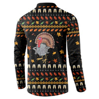 Thanksgiving Christmas Design Button Sweatshirt Xmas Holiday Patterns - Wonder Print Shop