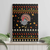 Thanksgiving Christmas Design Canvas Wall Art Xmas Holiday Patterns - Wonder Print Shop