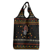 Thanksgiving Christmas Design Grocery Bag Xmas Holiday Patterns - Wonder Print Shop