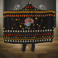 Thanksgiving Christmas Design Hooded Blanket Xmas Holiday Patterns - Wonder Print Shop