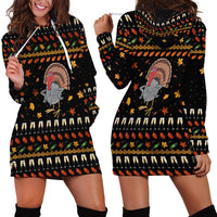 Thanksgiving Christmas Design Hoodie Dress Xmas Holiday Patterns - Wonder Print Shop