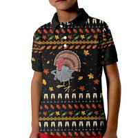 Thanksgiving Christmas Design Kid Polo Shirt Xmas Holiday Patterns - Wonder Print Shop