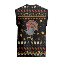 Thanksgiving Christmas Design Christmas Knitted V-Neck Vest Xmas Holiday Patterns - Wonder Print Shop