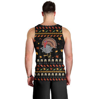 Thanksgiving Christmas Design Men Tank Top Xmas Holiday Patterns - Wonder Print Shop