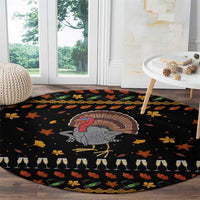 Thanksgiving Christmas Design Round Carpet Xmas Holiday Patterns - Wonder Print Shop