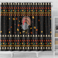 Thanksgiving Christmas Design Shower Curtain Xmas Holiday Patterns - Wonder Print Shop