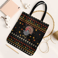 Thanksgiving Christmas Design Tote Bag Xmas Holiday Patterns - Wonder Print Shop