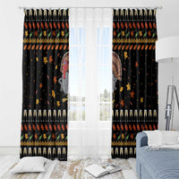 Thanksgiving Christmas Design Window Curtain Xmas Holiday Patterns - Wonder Print Shop