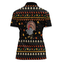 Thanksgiving Christmas Design Women Polo Shirt Xmas Holiday Patterns - Wonder Print Shop