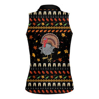 Thanksgiving Christmas Design Women Sleeveless Polo Shirt Xmas Holiday Patterns - Wonder Print Shop