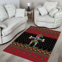 The Beer Lover Elf Christmas Area Rug Xmas Holiday Patterns - Wonder Print Shop