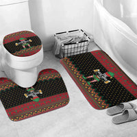 The Beer Lover Elf Christmas Bathroom Set Xmas Holiday Patterns - Wonder Print Shop