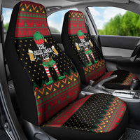 The Beer Lover Elf Christmas Car Seat Cover Xmas Holiday Patterns - Wonder Print Shop