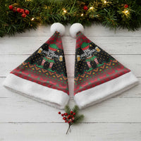 The Beer Lover Elf Christmas Santa Hat Xmas Holiday Patterns - Wonder Print Shop