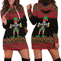 The Beer Lover Elf Christmas Hoodie Dress Xmas Holiday Patterns - Wonder Print Shop