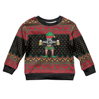 The Beer Lover Elf Christmas Kid Ugly Christmas Sweater Xmas Holiday Patterns - Wonder Print Shop