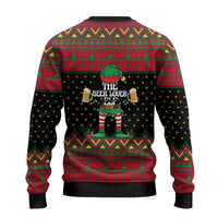 The Beer Lover Elf Christmas Ugly Christmas Sweater Xmas Holiday Patterns - Wonder Print Shop