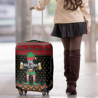 The Beer Lover Elf Christmas Luggage Cover Xmas Holiday Patterns - Wonder Print Shop