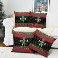 The Beer Lover Elf Christmas Pillow Cover Xmas Holiday Patterns - Wonder Print Shop