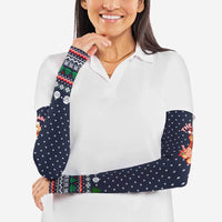 The Season To Be Jolly Goldendoodle Christmas Arm Sleeves Xmas Holiday Patterns - Wonder Print Shop