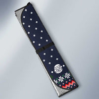 The Season To Be Jolly Goldendoodle Christmas Auto Sun Shade Xmas Holiday Patterns - Wonder Print Shop