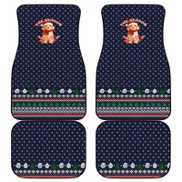 The Season To Be Jolly Goldendoodle Christmas Car Mats Xmas Holiday Patterns - Wonder Print Shop