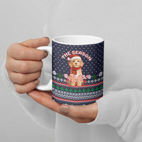 The Season To Be Jolly Goldendoodle Christmas Ceramic Mug Xmas Holiday Patterns - Wonder Print Shop