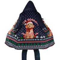 The Season To Be Jolly Goldendoodle Christmas Cloak Xmas Holiday Patterns - Wonder Print Shop