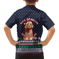 The Season To Be Jolly Goldendoodle Christmas Family Matching Tank Maxi Dress and Hawaiian Shirt Xmas Holiday Patterns - Wonder Print Shop