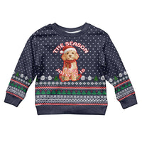 The Season To Be Jolly Goldendoodle Christmas Kid Ugly Christmas Sweater Xmas Holiday Patterns - Wonder Print Shop