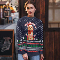 The Season To Be Jolly Goldendoodle Christmas Ugly Christmas Sweater Xmas Holiday Patterns - Wonder Print Shop